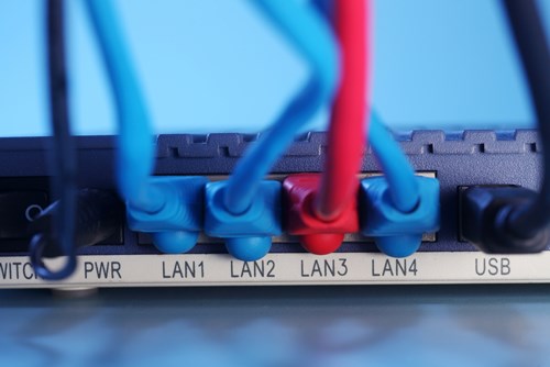 Các cổng dây LAN từ modem fpt