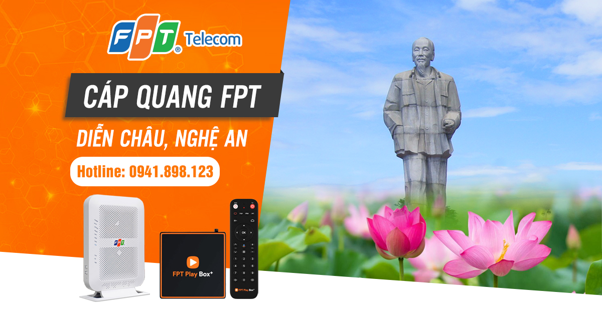 Lắp mạng cáp quang FPT xã Diễn Bích, Diễn Châu, Nghệ An