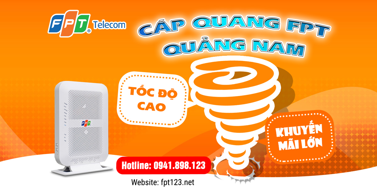 Lắp mạng cáp quang FPT ở xã Tam Hiệp, Núi Thành, Quảng Nam