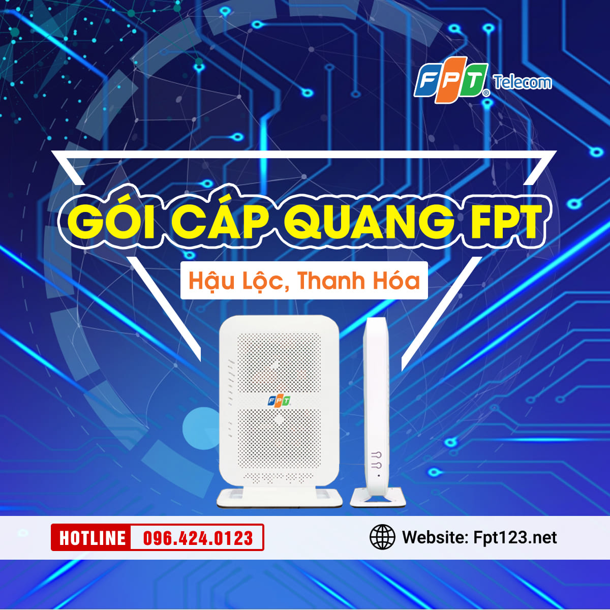 Gói cáp quang FPT Hậu Lộc, Thanh Hóa