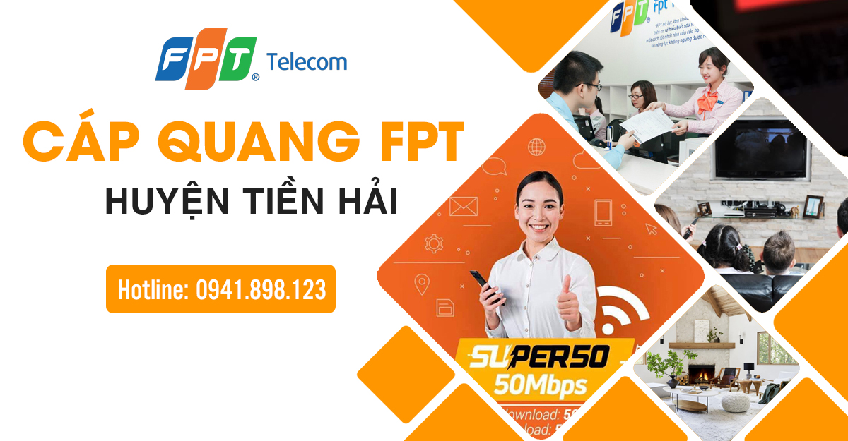Lắp mạng wifi FPT Tiền Hải, Thái Bình ưu đãi cho gia đình