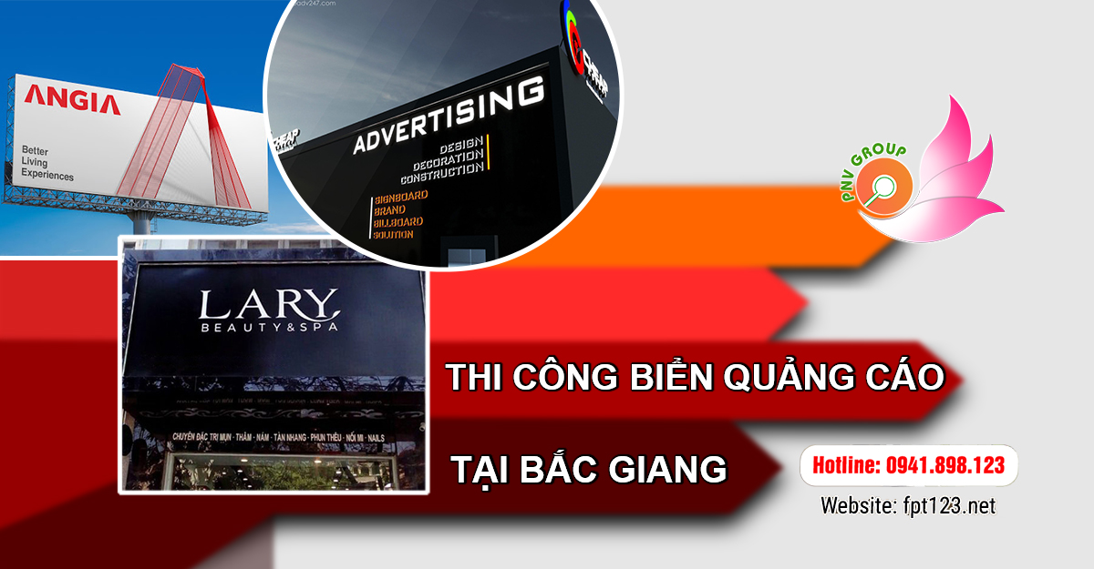 Làm biển quảng cáo thị trấn Bích Động, Việt Yên, Bắc Giang