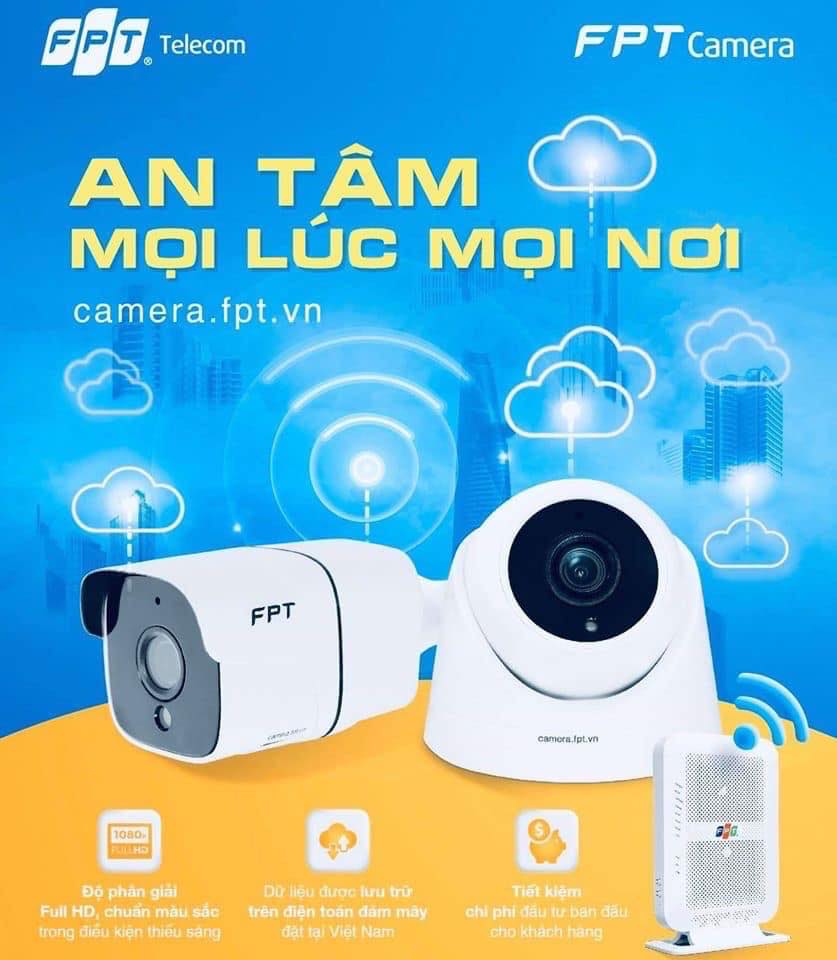 Miễn phí lắp đặt camera FPT tại huyện Gia Lộc, Hải Dương