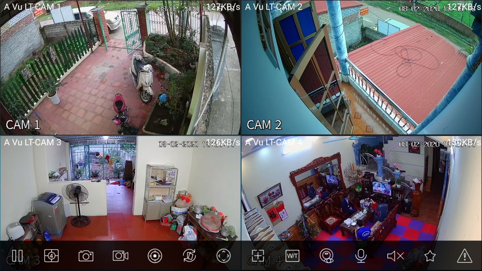 Lắp đặt camera quan sát tại Tiên Du