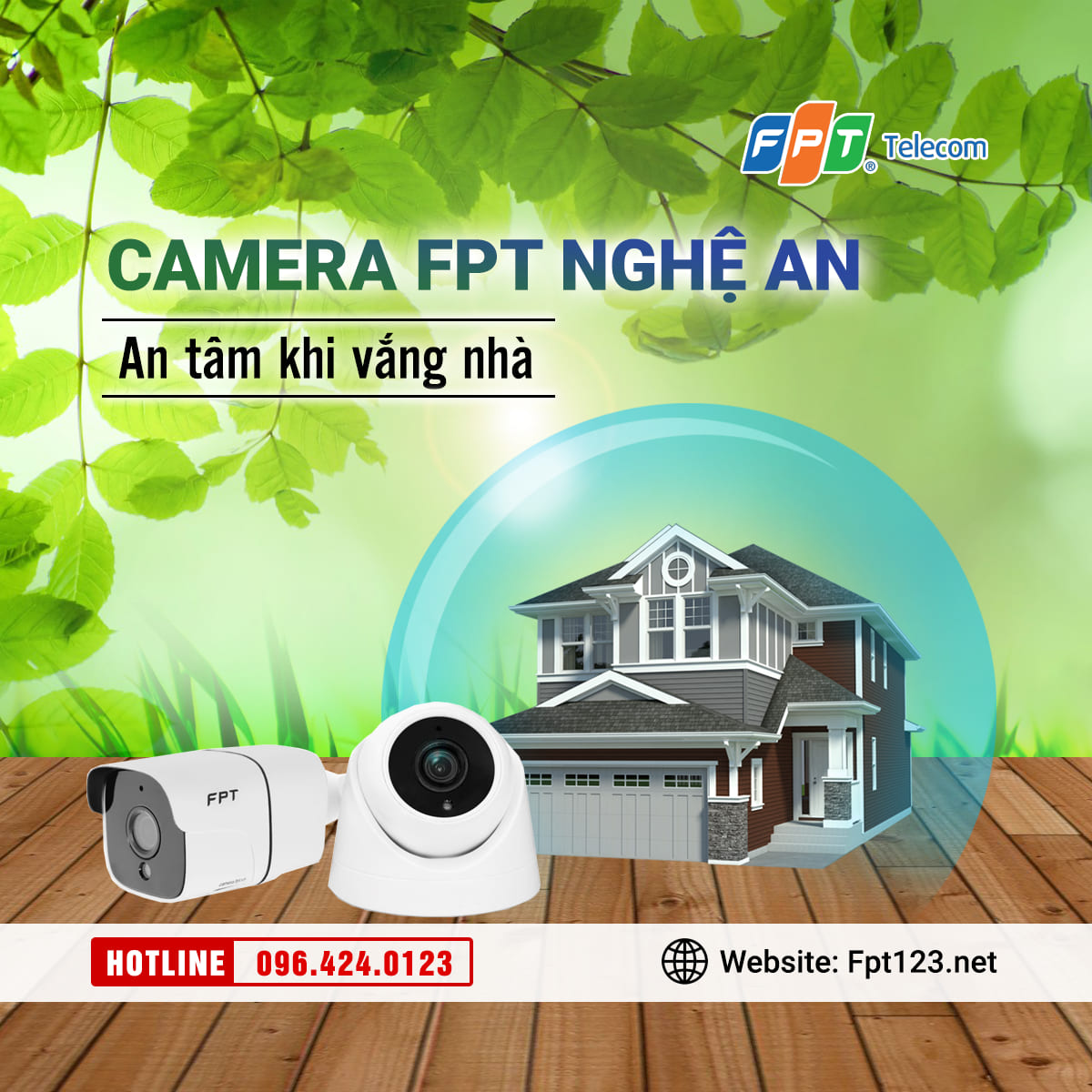 Camera FPT  Nghệ An - An tâm khi vắng nhà