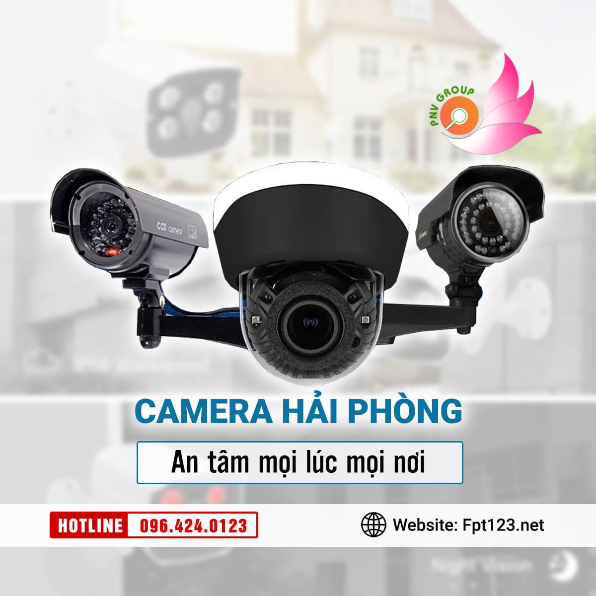 Lắp đặt camera chống trộm tại quận Dương Kinh, Hải Phòng