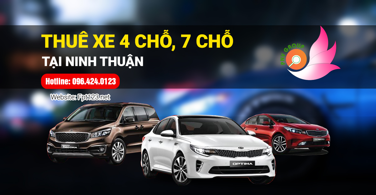Số điện thoại xe Taxi 4 chỗ, 7 chỗ tại Ninh Thuận