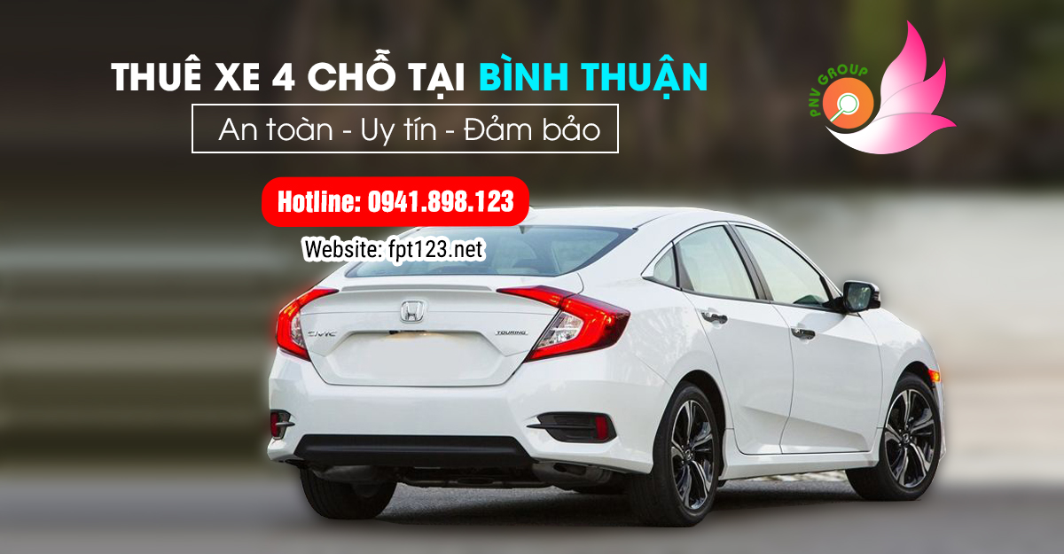 Thuê xe 4 chỗ, 7 chỗ phường Mũi Né, Phan Thiết, Bình Thuận