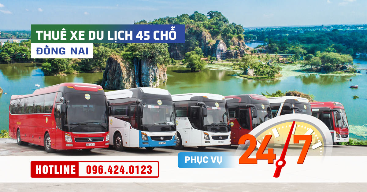 Thuê xe du lịch 45 chỗ huyện Định Quán, Đồng Nai