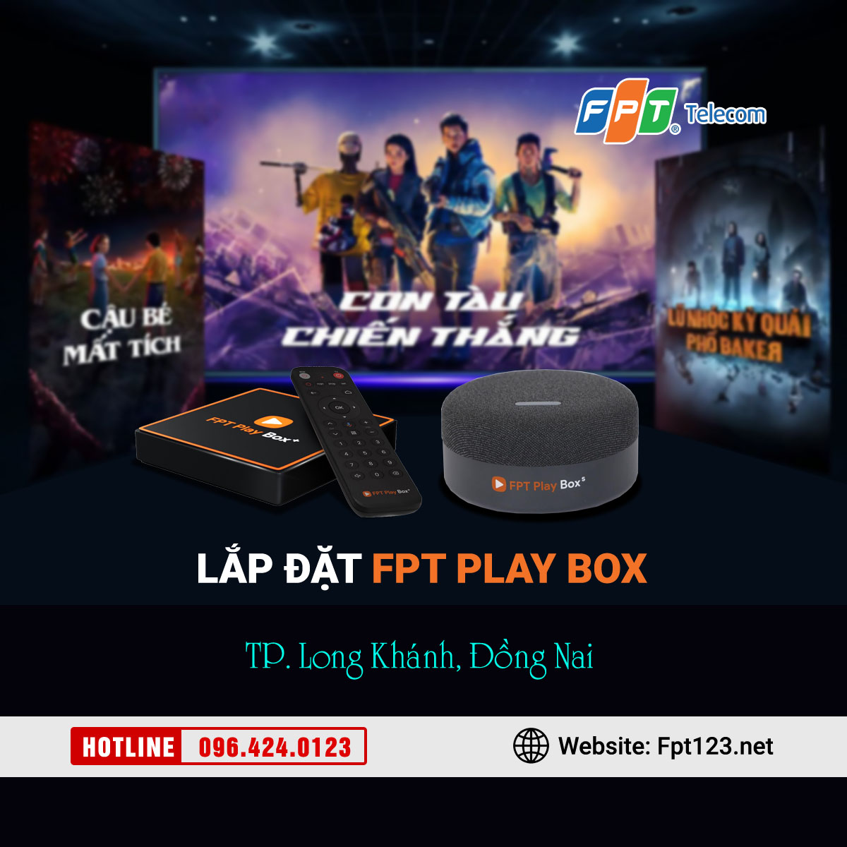 Lắp đặt FPT Play Box tại Long Khánh, Đồng Nai