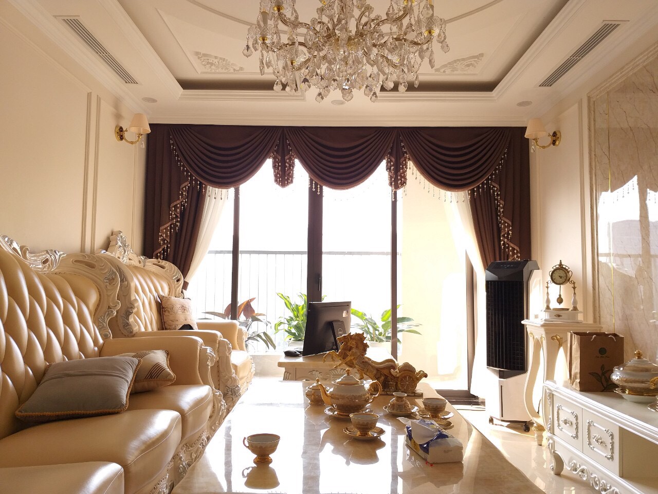Các mẫu mành rèm cửa đẹp cho phòng khách tại Thái Bình