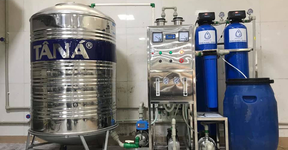Lắp đặt máy lọc nước tổng đầu nguồn tại Nam Trực, Nam Định