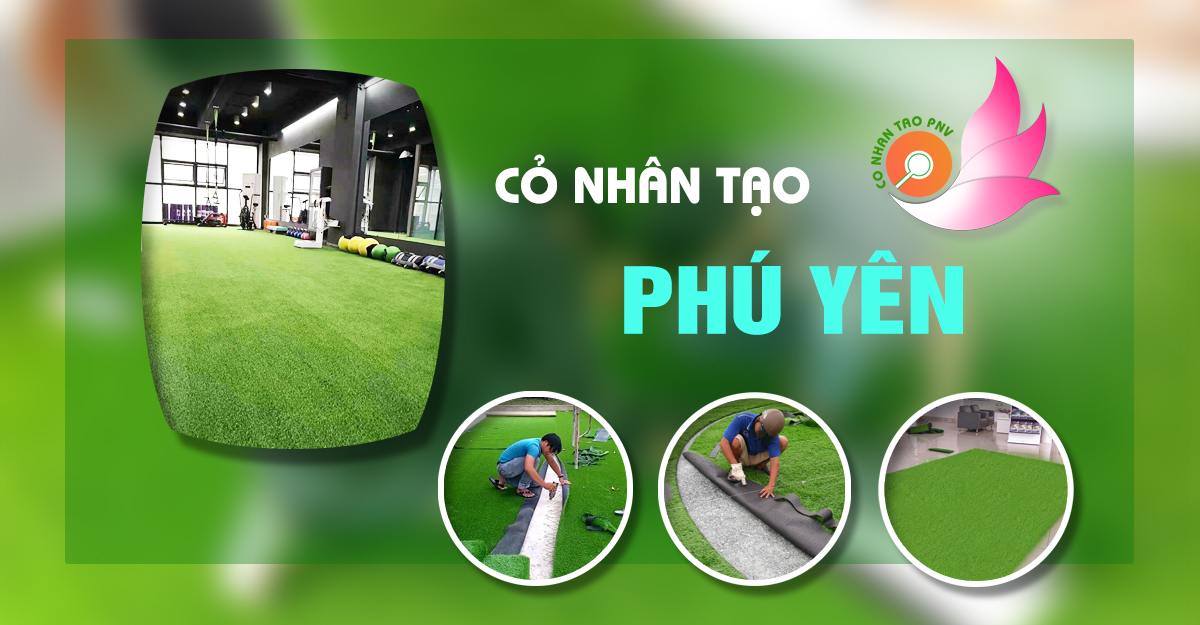 Thi công cỏ nhân tạo sân bóng thị xã Đông Hòa, Phú Yên