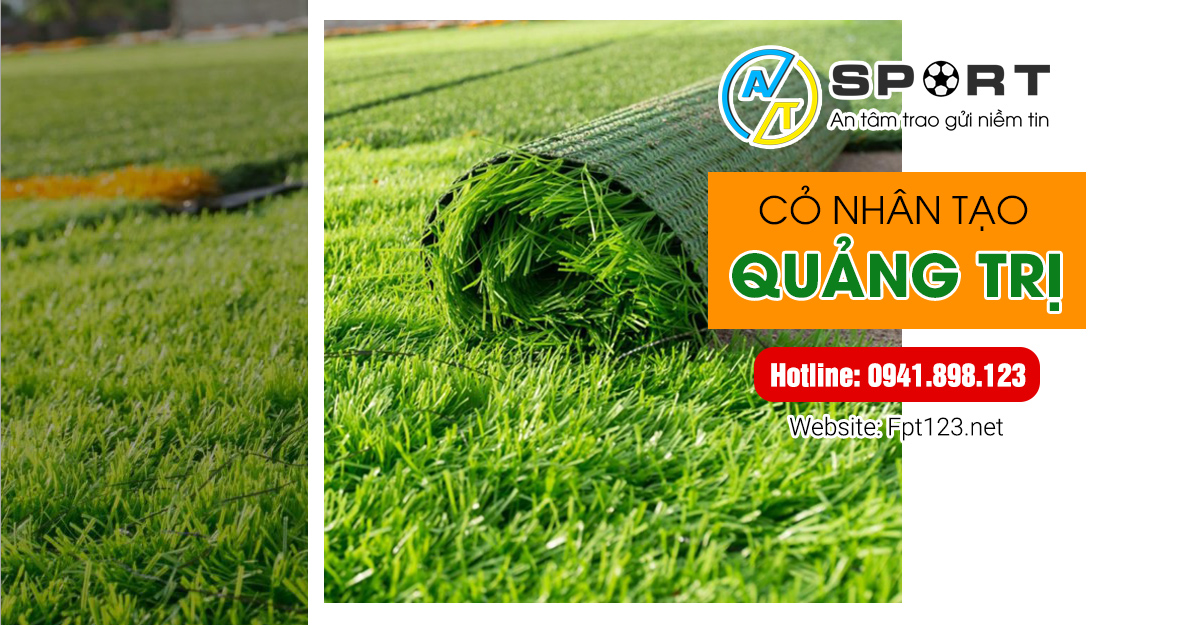 Thi công cỏ nhân tạo sân bóng tại Hướng Hóa, Quảng Trị