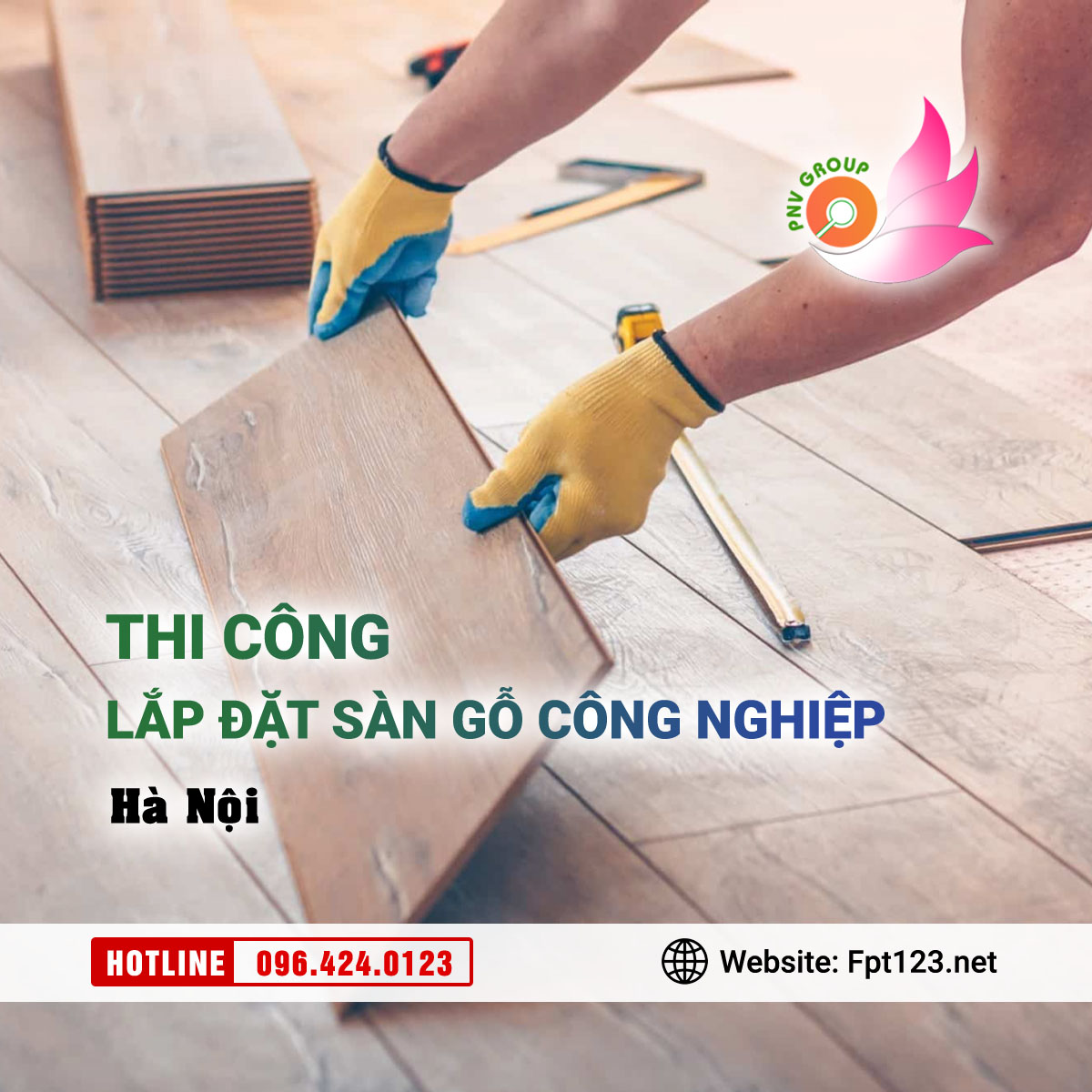 Chuyên thi công lắp đặt sàn gỗ công nghiệp tại Hà Nội