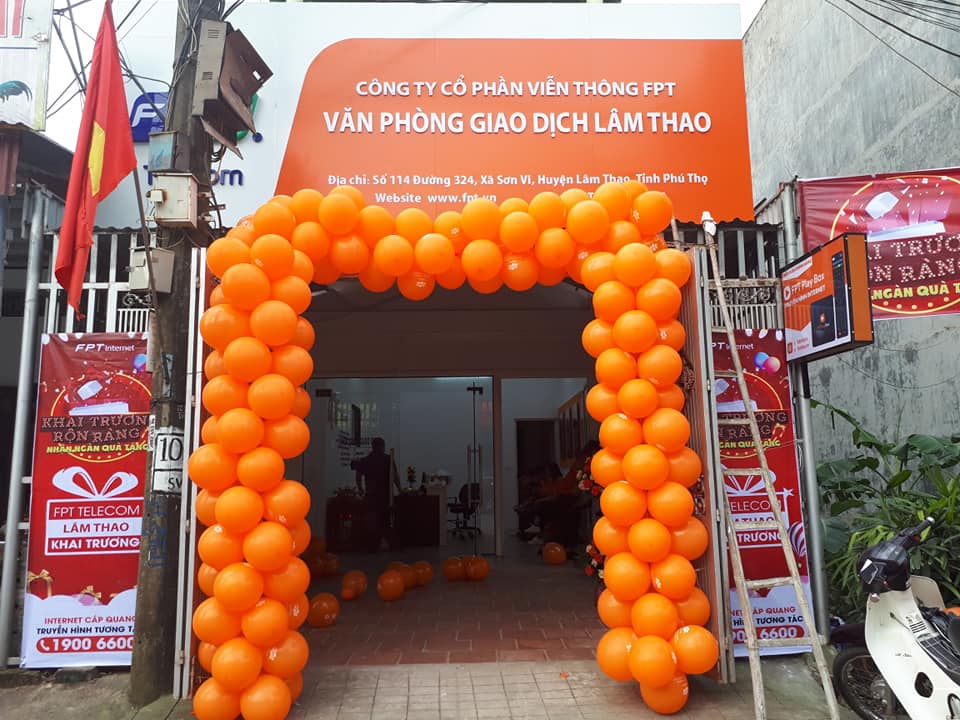 Văn phòng giao dịch FPT Telecom tại huyện Lâm Thao, Phú Thọ
