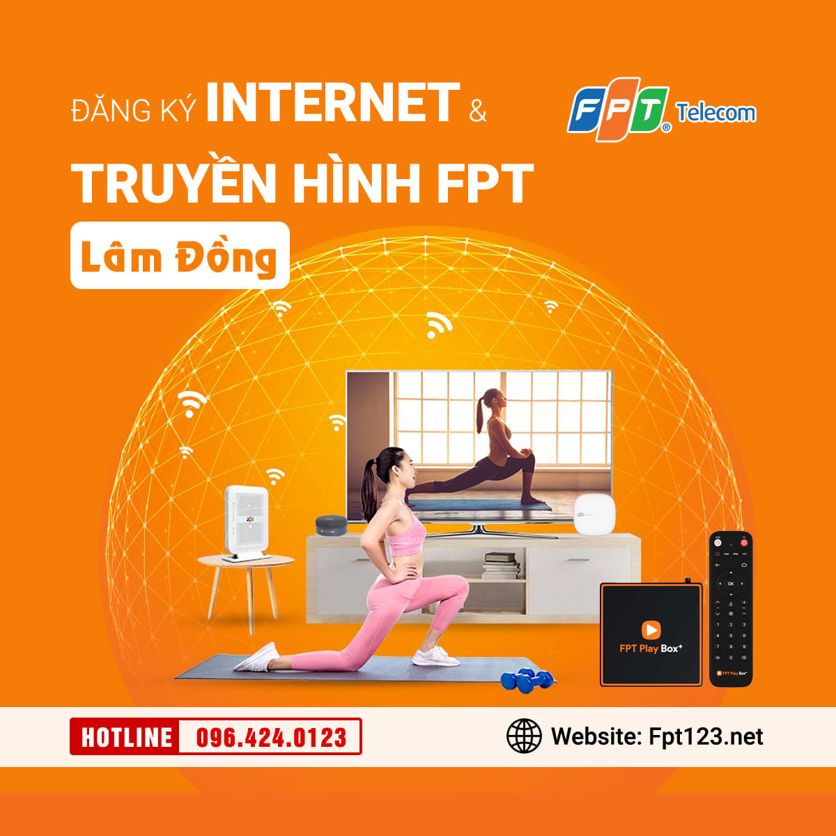 Đăng ký internet và truyền hình FPT Lâm Đồng