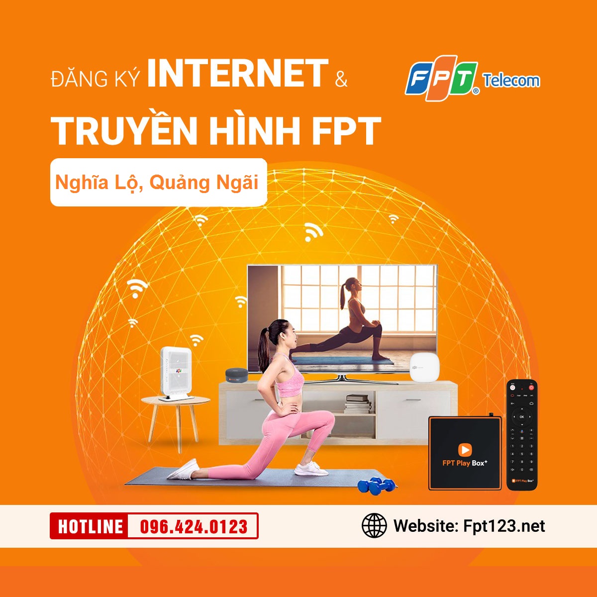 Đăng ký internet và truyền hình FPT phường Nghĩa Lộ, TP Quảng Ngãi