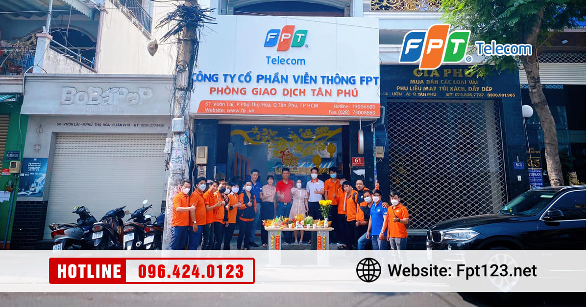 Địa chỉ FPT 61 Vườn Lài, quận Tân Phú, HCM