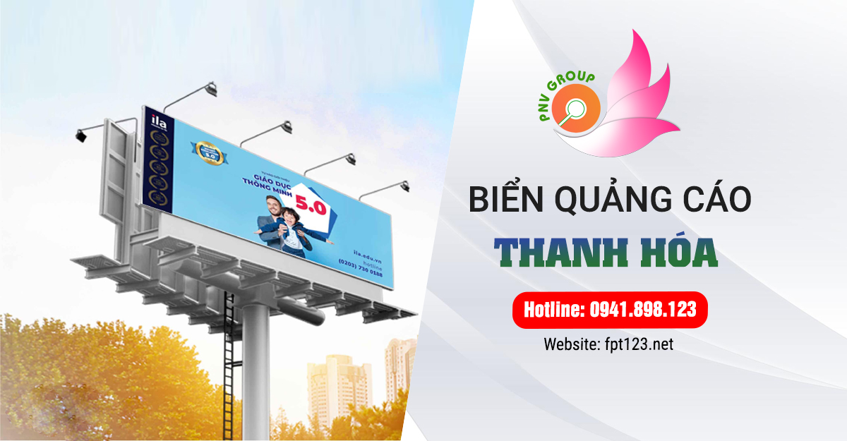 Thi công biển quảng cáo ở Thị xã Nghi Sơn, Thanh Hóa