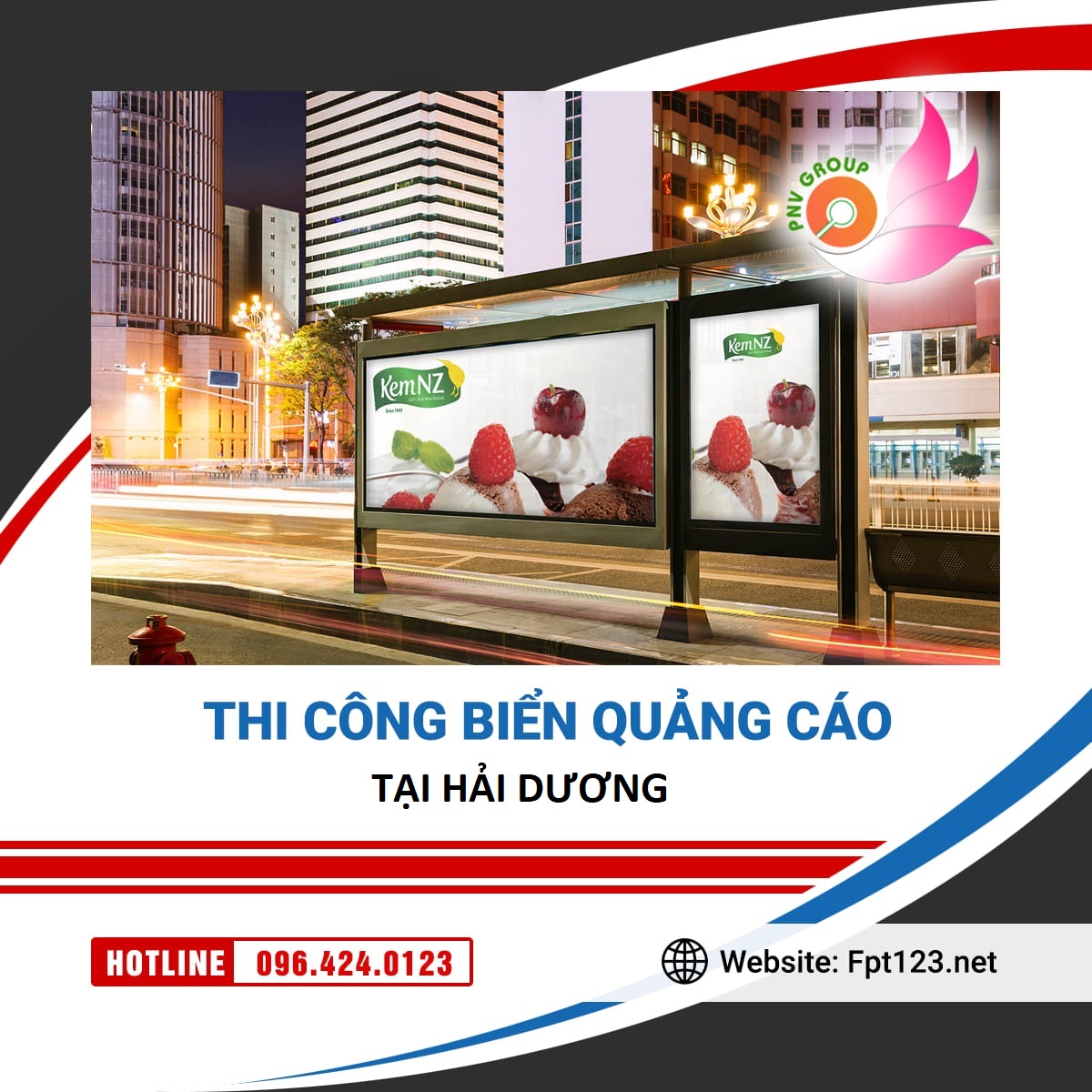 Thi công biển quảng cáo phường Ngọc Châu, TP Hải Dương