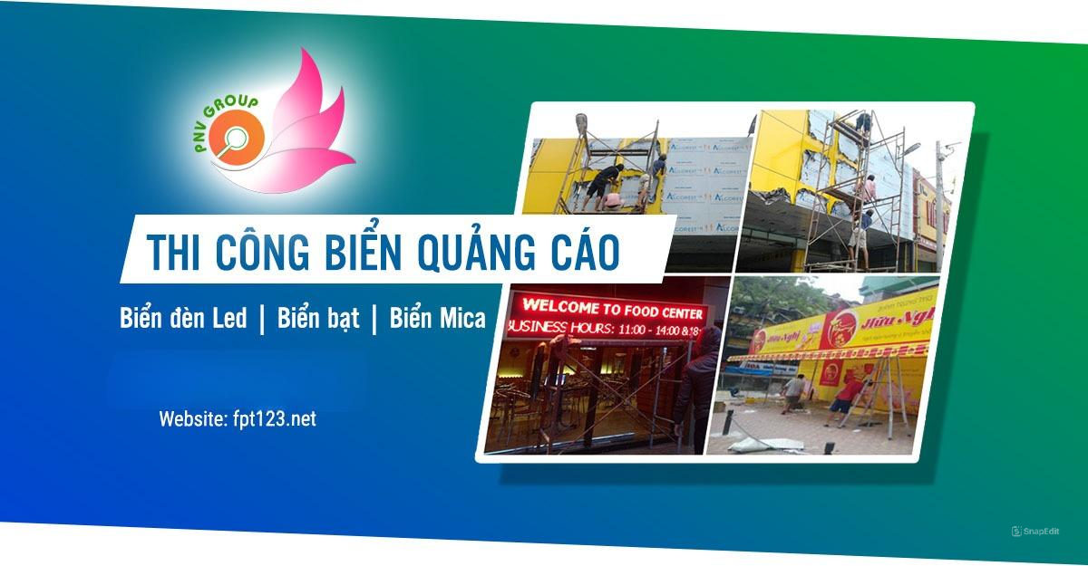 Thi công biển quảng cáo