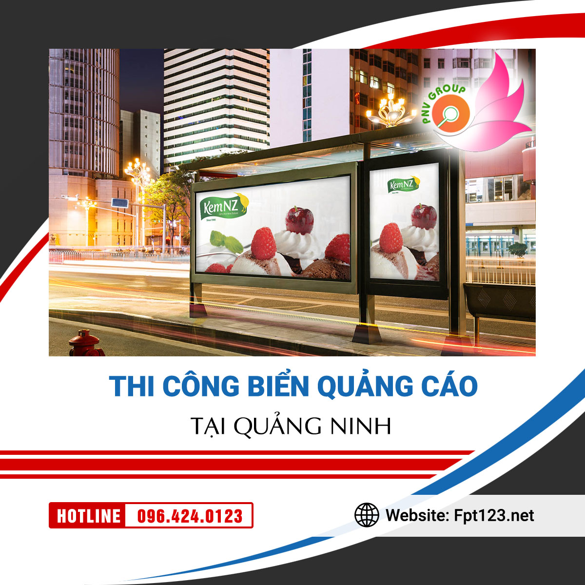 Thi công biển quảng cáo thị xã Đông Triều, Quảng Ninh