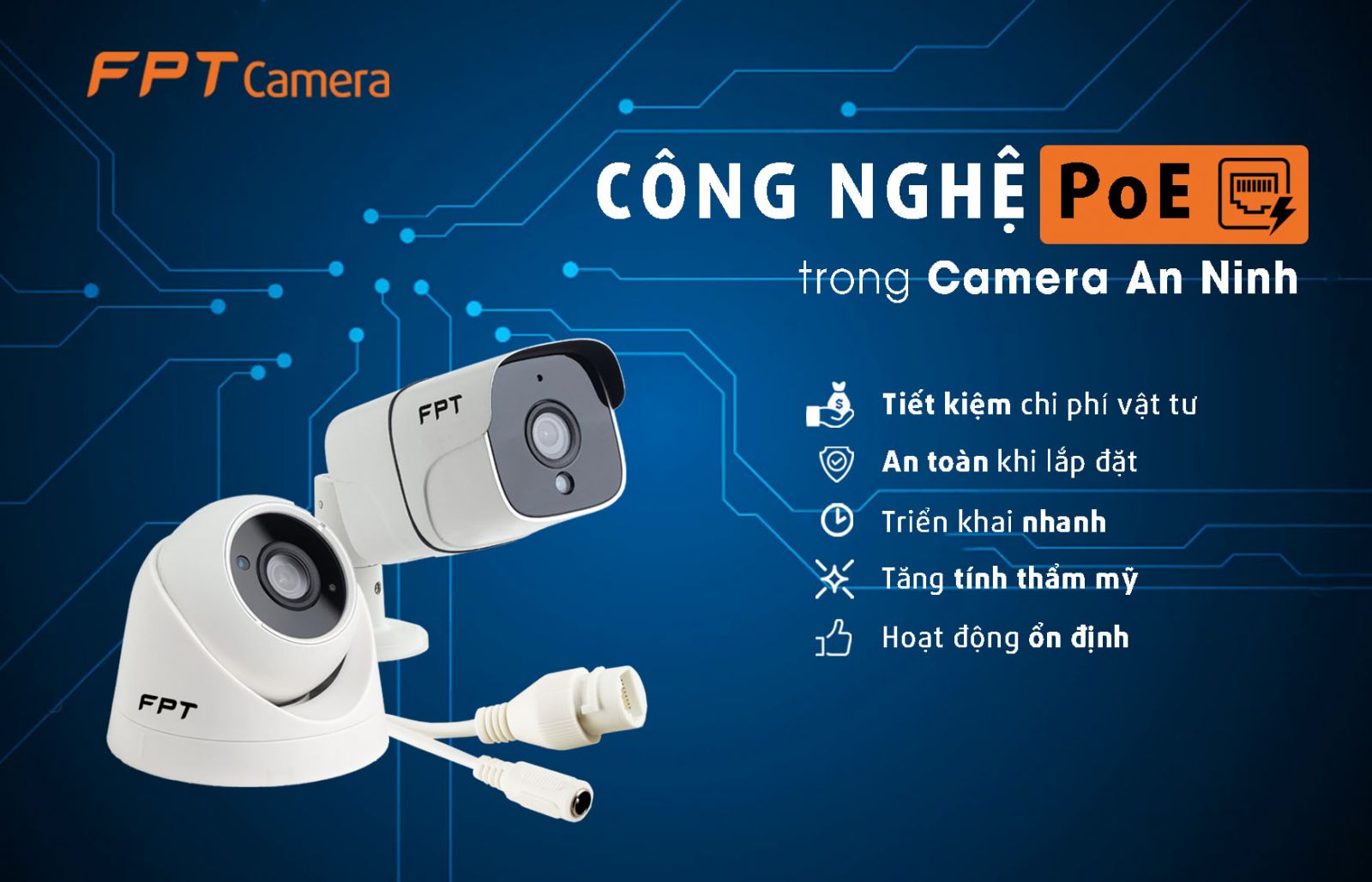 Lắp đặt camera FPT cho gia đình tại Quảng Nam
