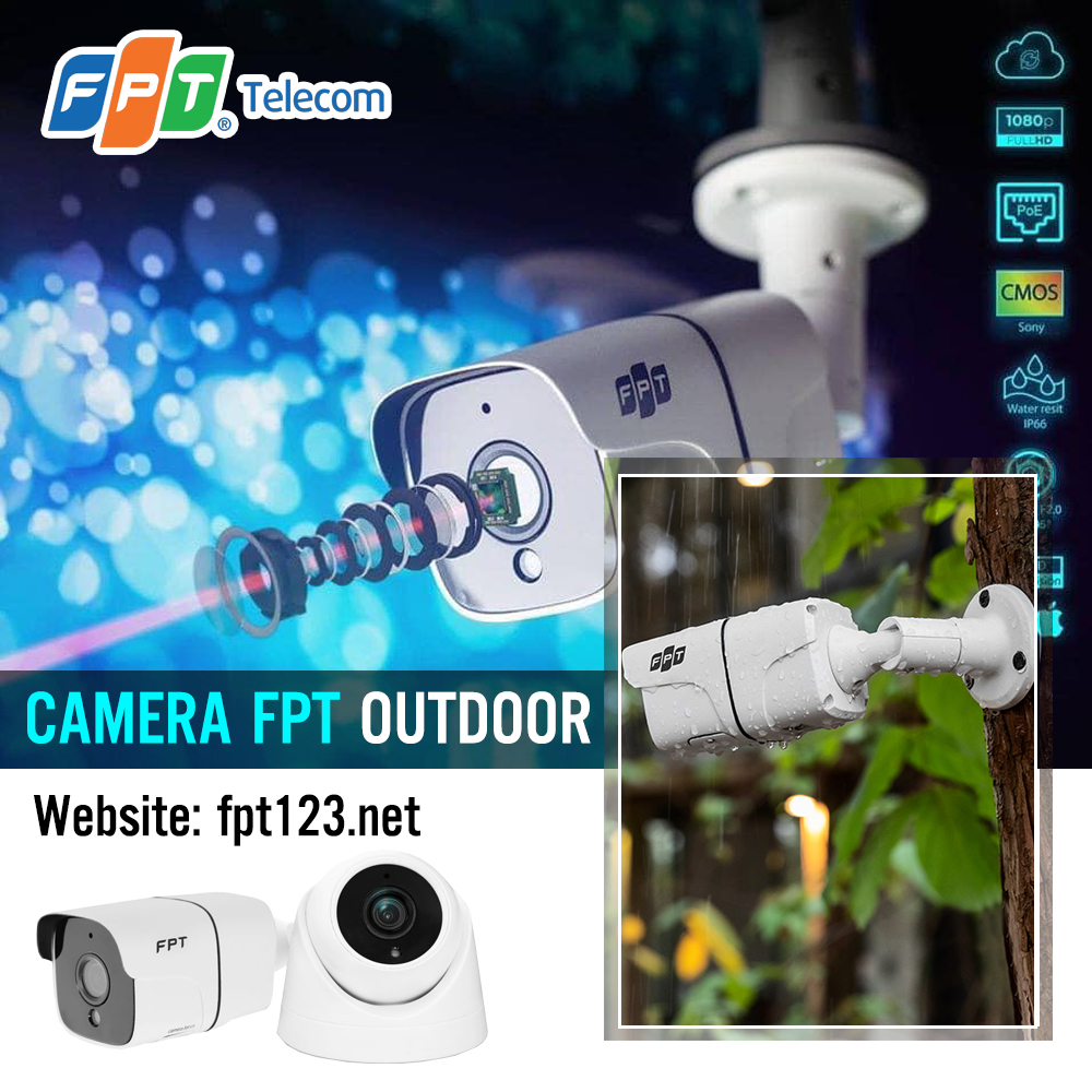 Lắp đặt camera FPT Outdoor