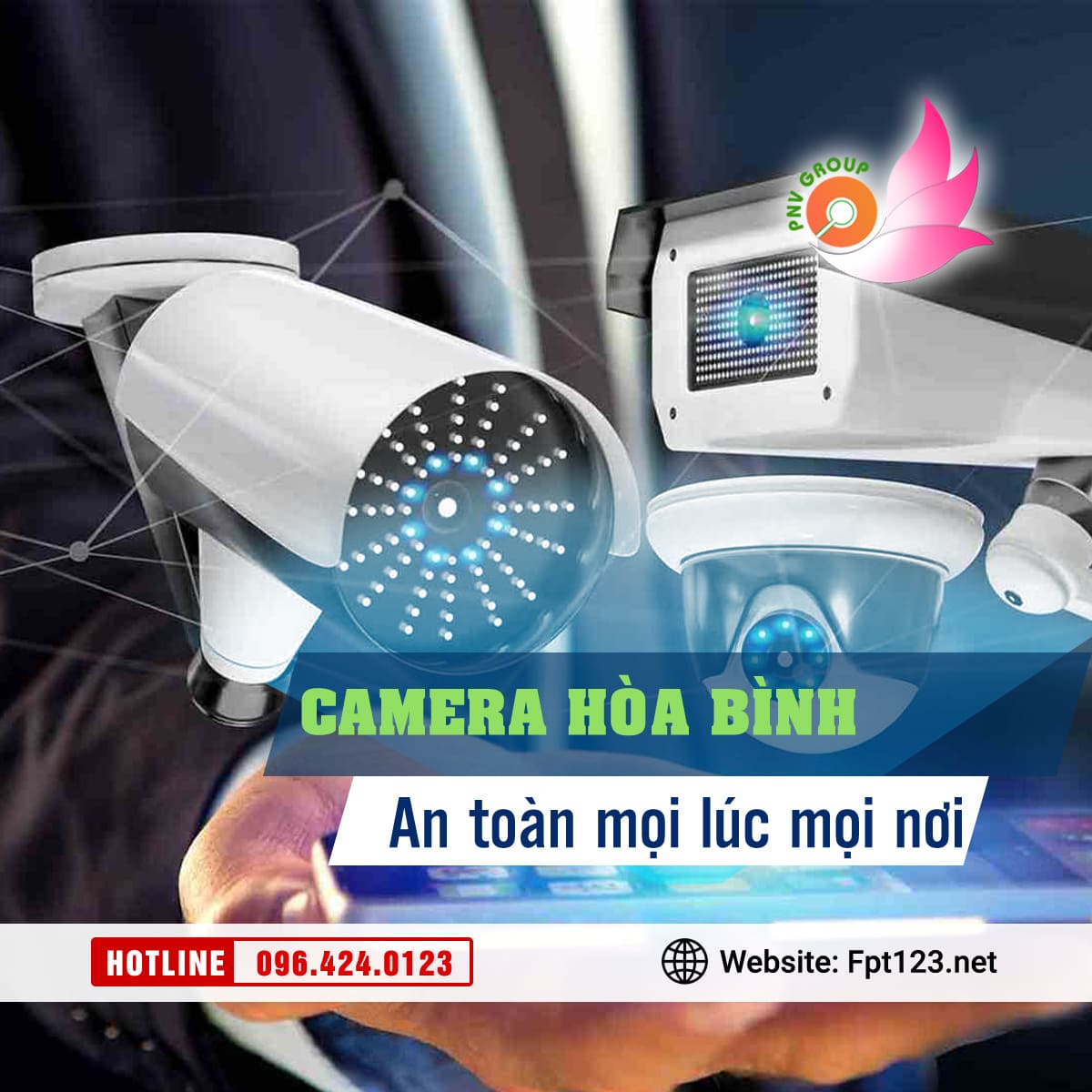 Lắp đặt camera chống trộm phường Hữu Nghị, TP Hòa Bình