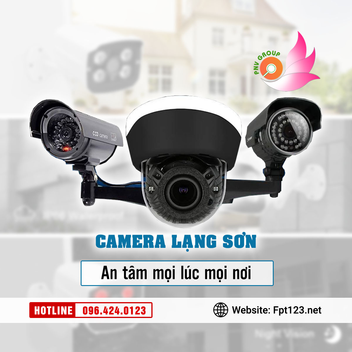 Lắp đặt camera an ninh xã Cai Kinh, Hữu Lũng, Lạng Sơn