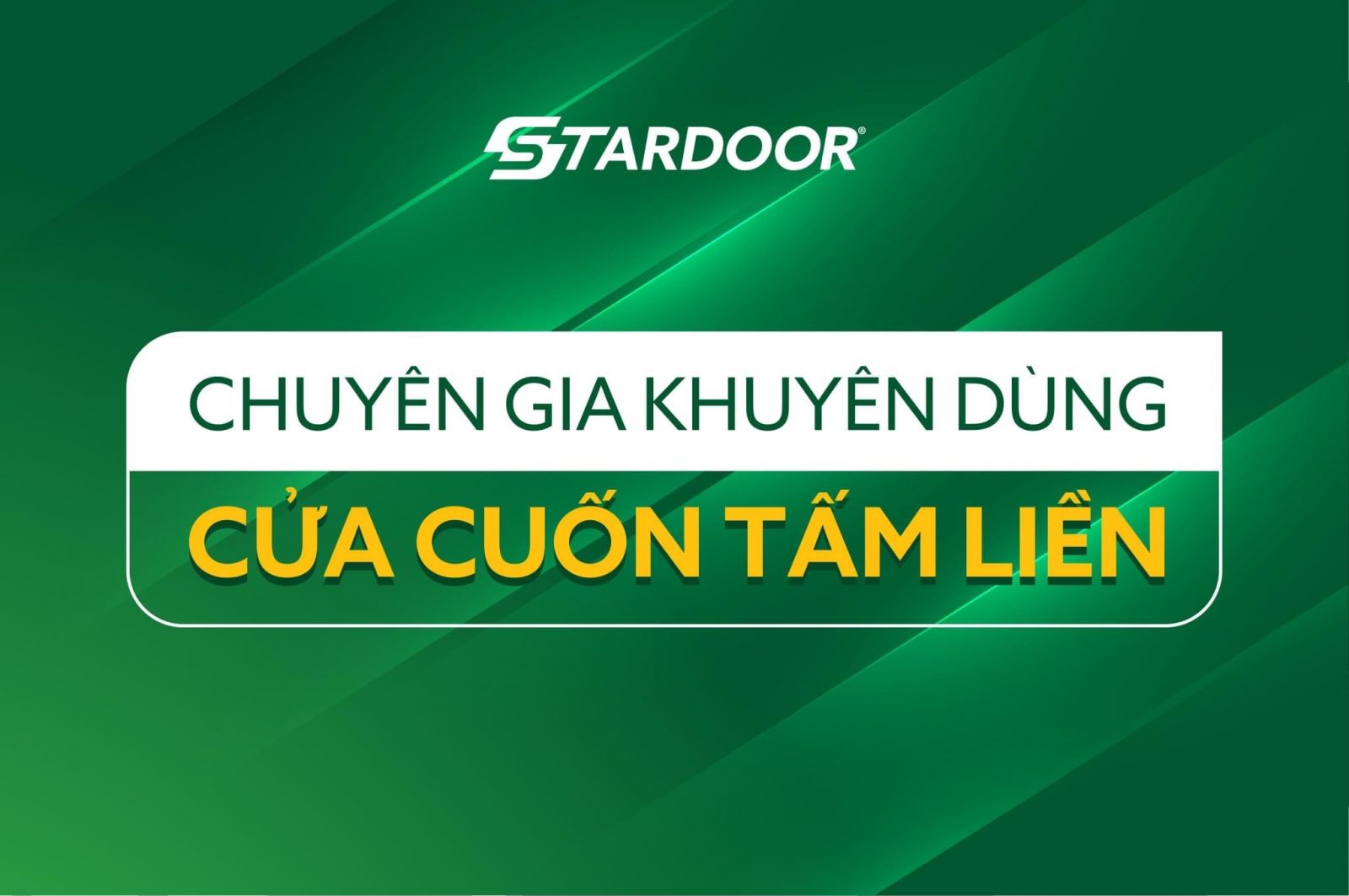 Lắp đặt cửa cuốn Stardoor tại Bình Thuận