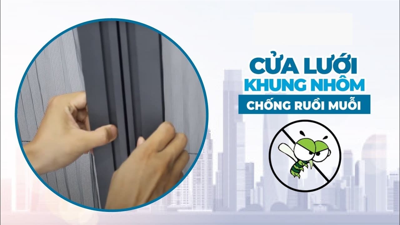 Lắp cửa lưới chống muỗi xã Bình Ngọc, Tuy Hòa, Phú Yên