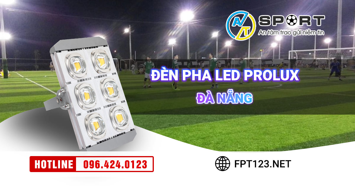 Lắp đặt đèn pha Led Prolux cho sân bóng tại Đà Nẵng