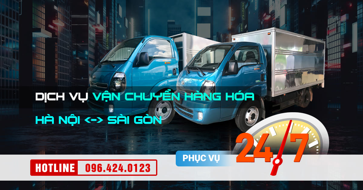 Dịch vụ vận chuyển hàng hóa Hà Nội đi ⇔ Sài Gòn