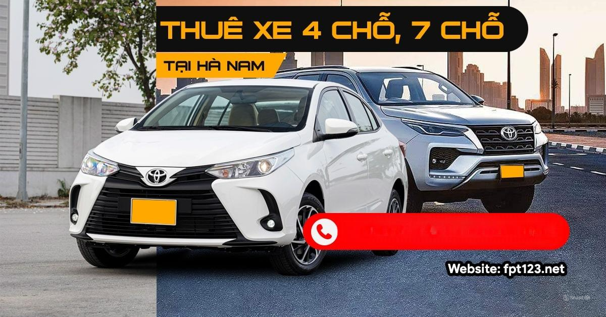 Thuê xe 4 chỗ, 7 chỗ tại Hà Nam