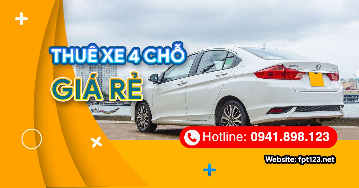 Thuê xe 4 chỗ giá rẻ