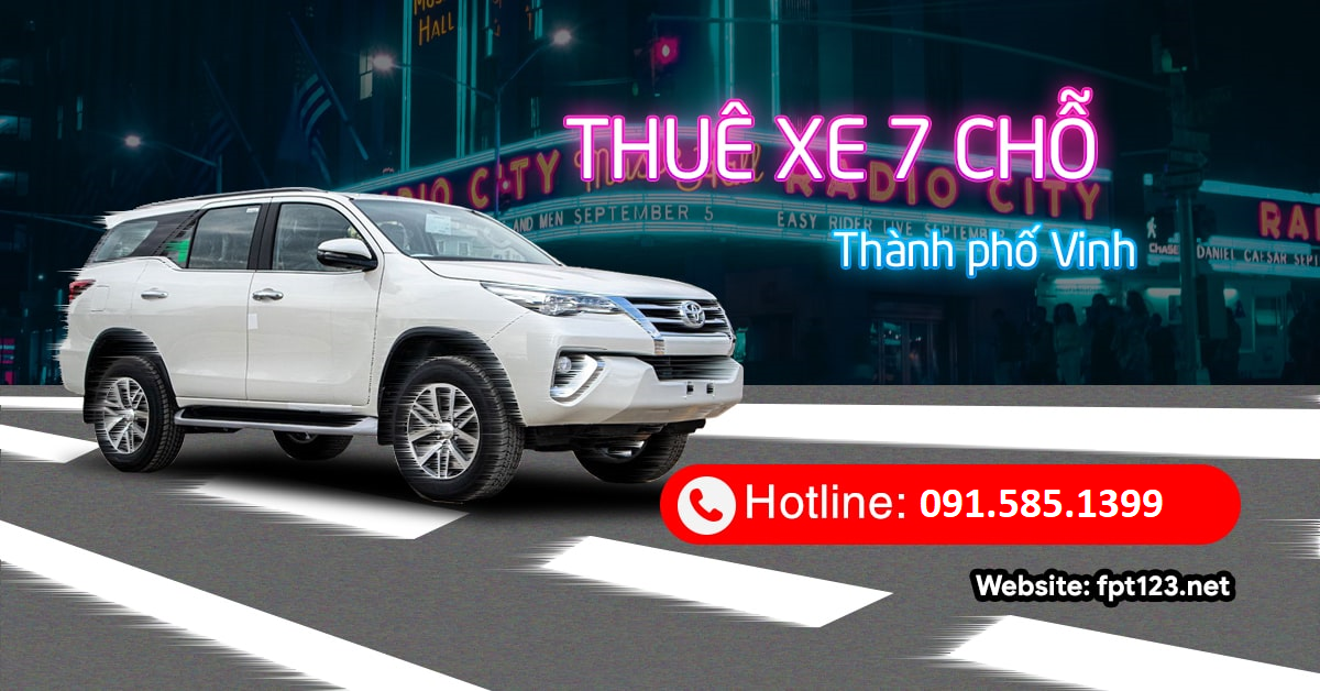 Thuê xe 7 chỗ TP Vinh