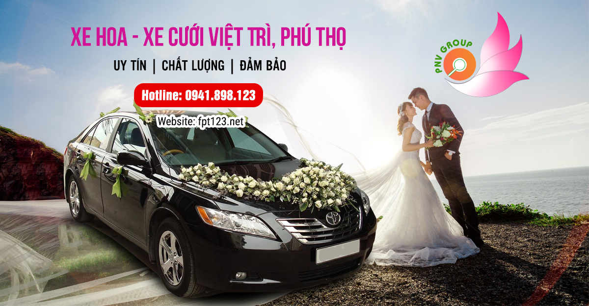 Xe hoa, xe cưới Việt Trì, Phú Thọ