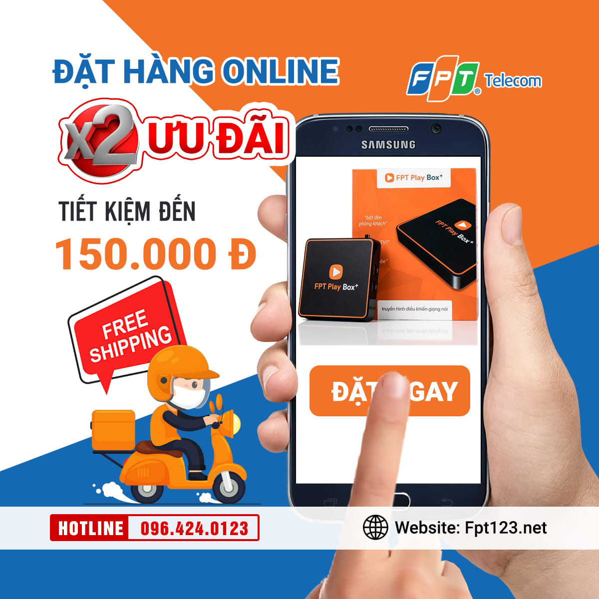 Đặt hàng Online FPT Play Box+ S550, T550 tại Hà Nội