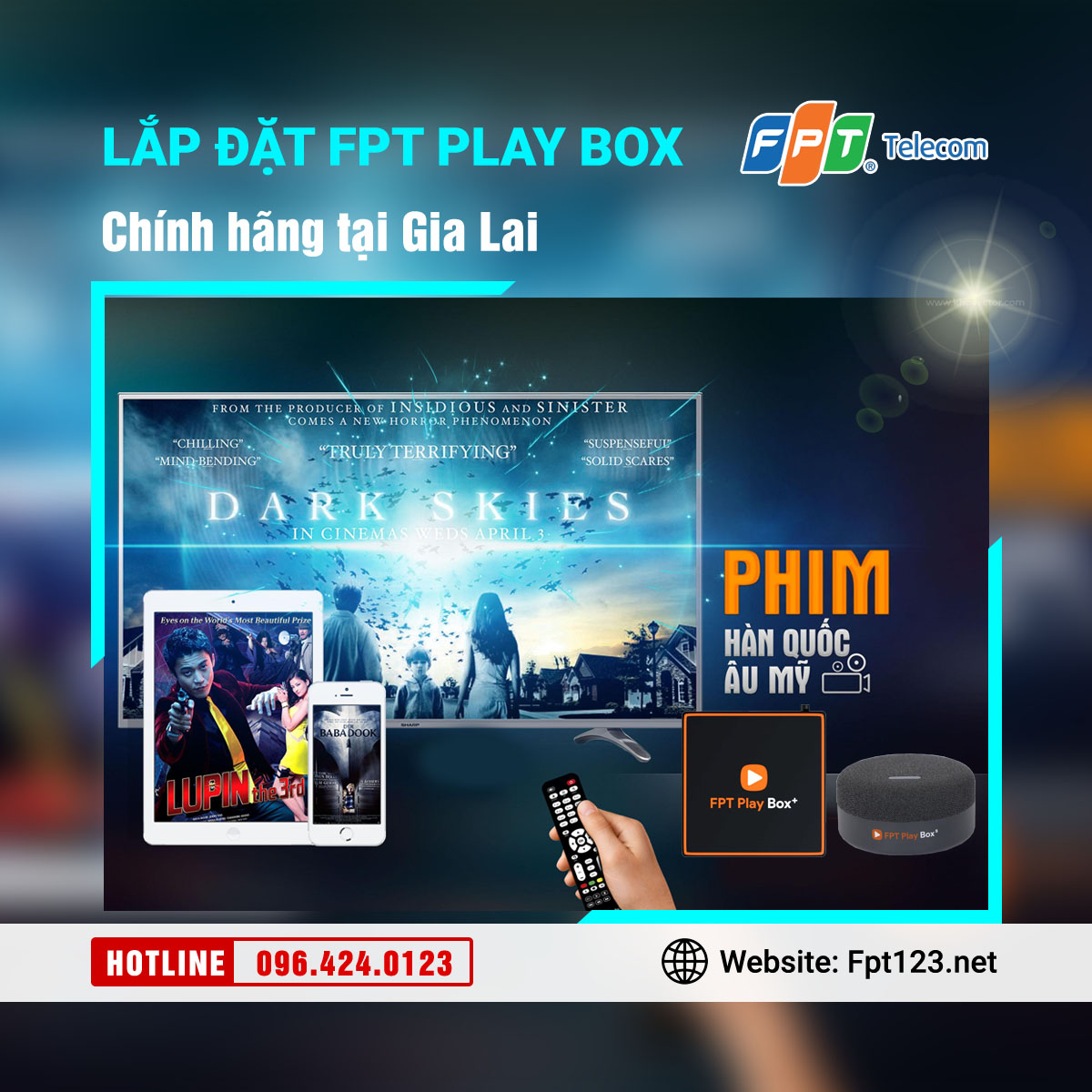 Lắp đặt FPT Play Box chính hãng tại Gia Lai