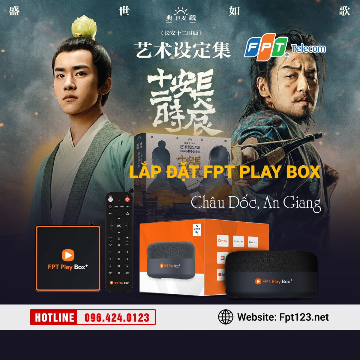 Lắp đặt FPT Play Box tại Châu Đốc, An Giang