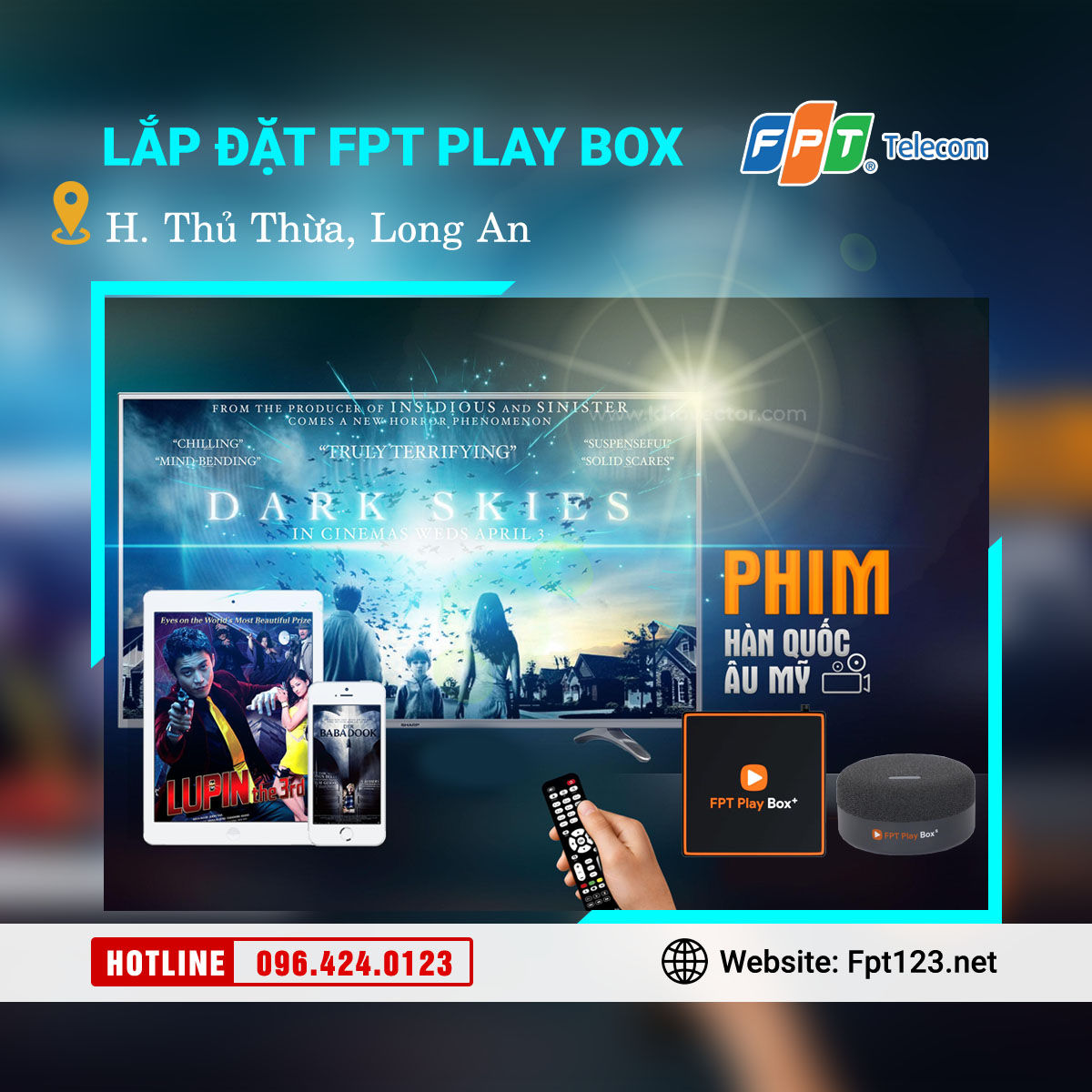 Lắp đặt FPT Play Box tại Thủ Thừa, Long An