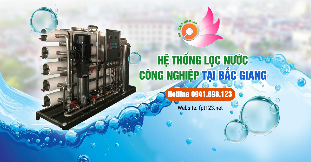 Lắp hệ thống lọc nước công nghiệp ở Lục Ngạn, Bắc Giang