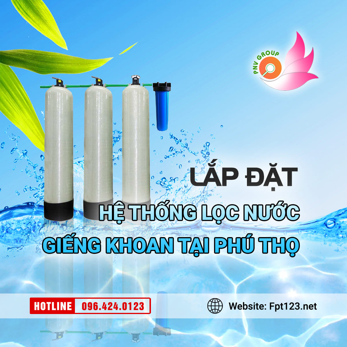 Lắp đặt hệ thống lọc nước giếng khoan tại Phú Thọ