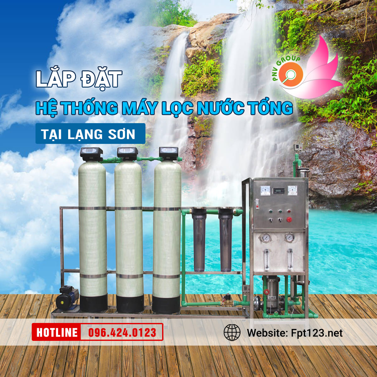 Lắp đặt hệ thống máy lọc nước tổng tại Lạng Sơn