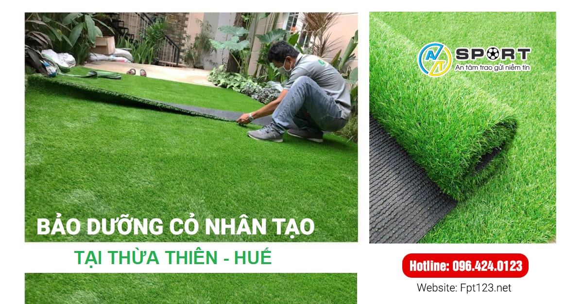 Dịch vụ bảo dưỡng sân bóng cỏ nhân tạo ở Thừa Thiên Huế