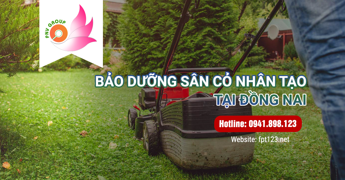 Bảo dưỡng sân cỏ nhân tạo Đồng Nai
