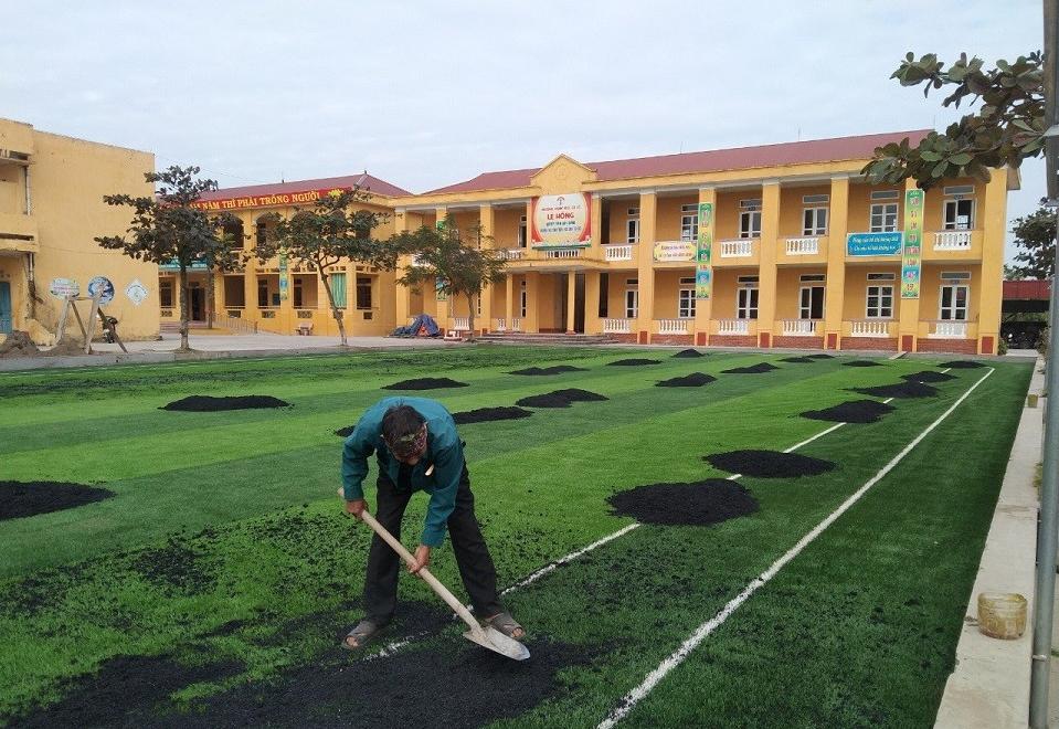 Cung cấp hạt cao su cho sân cỏ nhân tạo tại Đà Nẵng