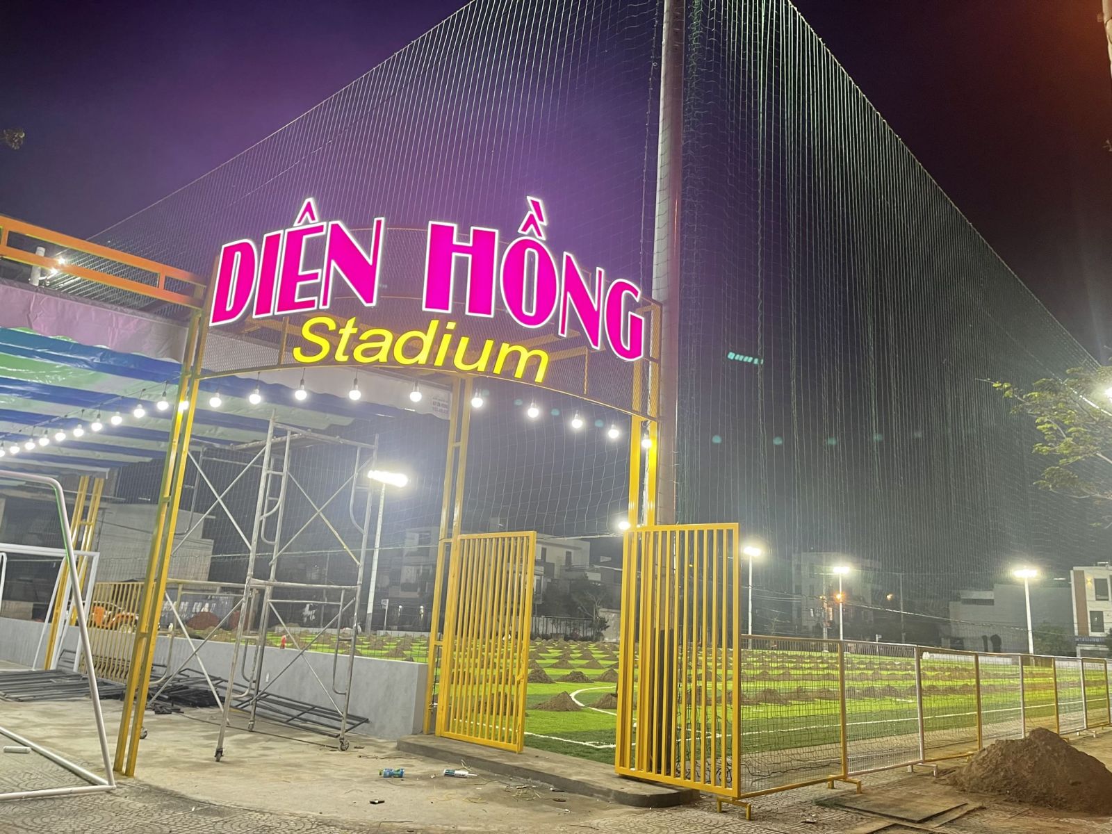 Hoàn thành cụm sân bóng đá mini Diên Hồng, Cẩm Lệ, Đà Nẵng